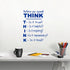 Think Before You Speak POSTER