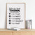 Think Before You Speak Quote Canvas Poster