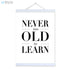 Never Too Old To Learn Poster