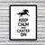 KEEP CALM AND CANTER ON Poster